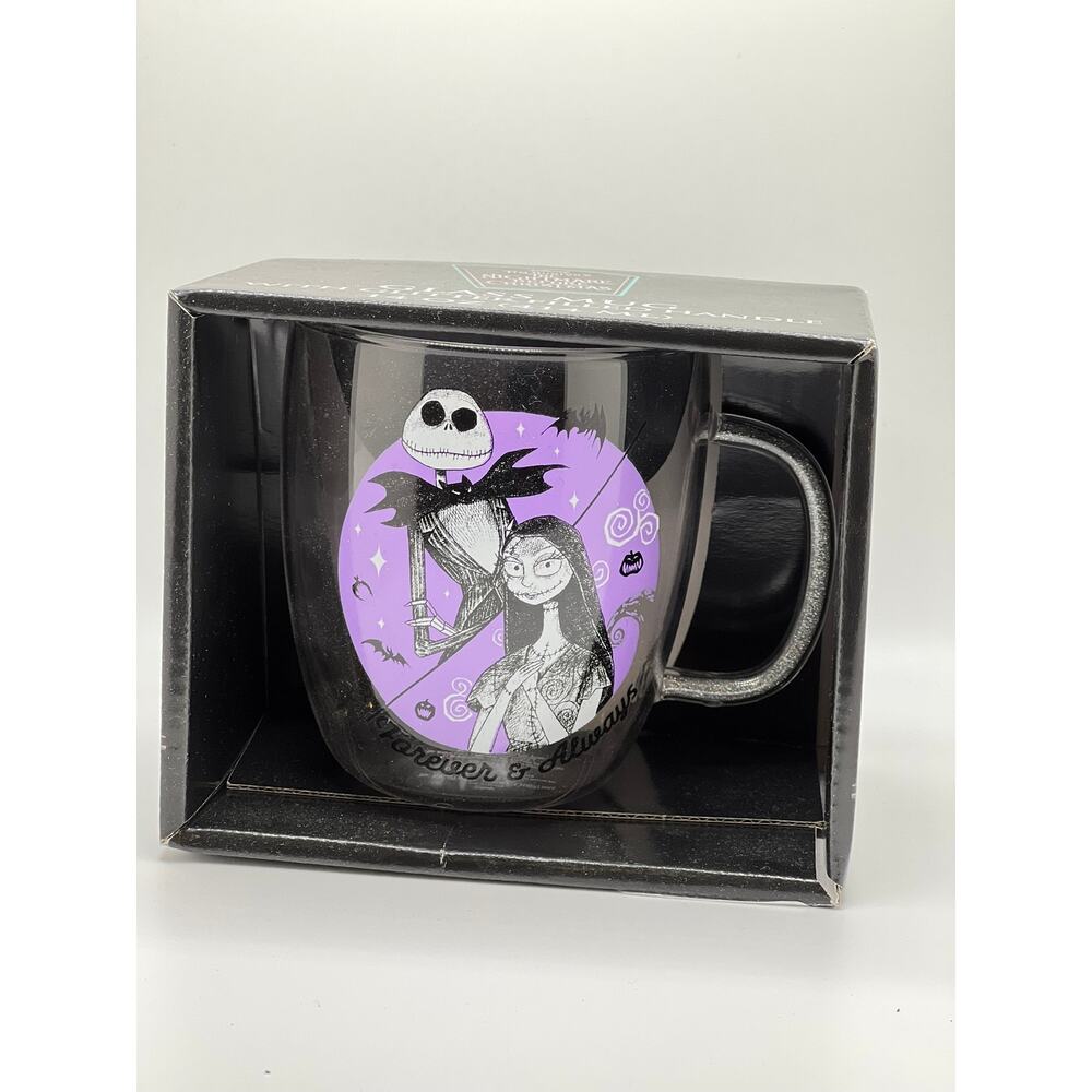 Nightmare Before Christmas Glass Christmas Mug